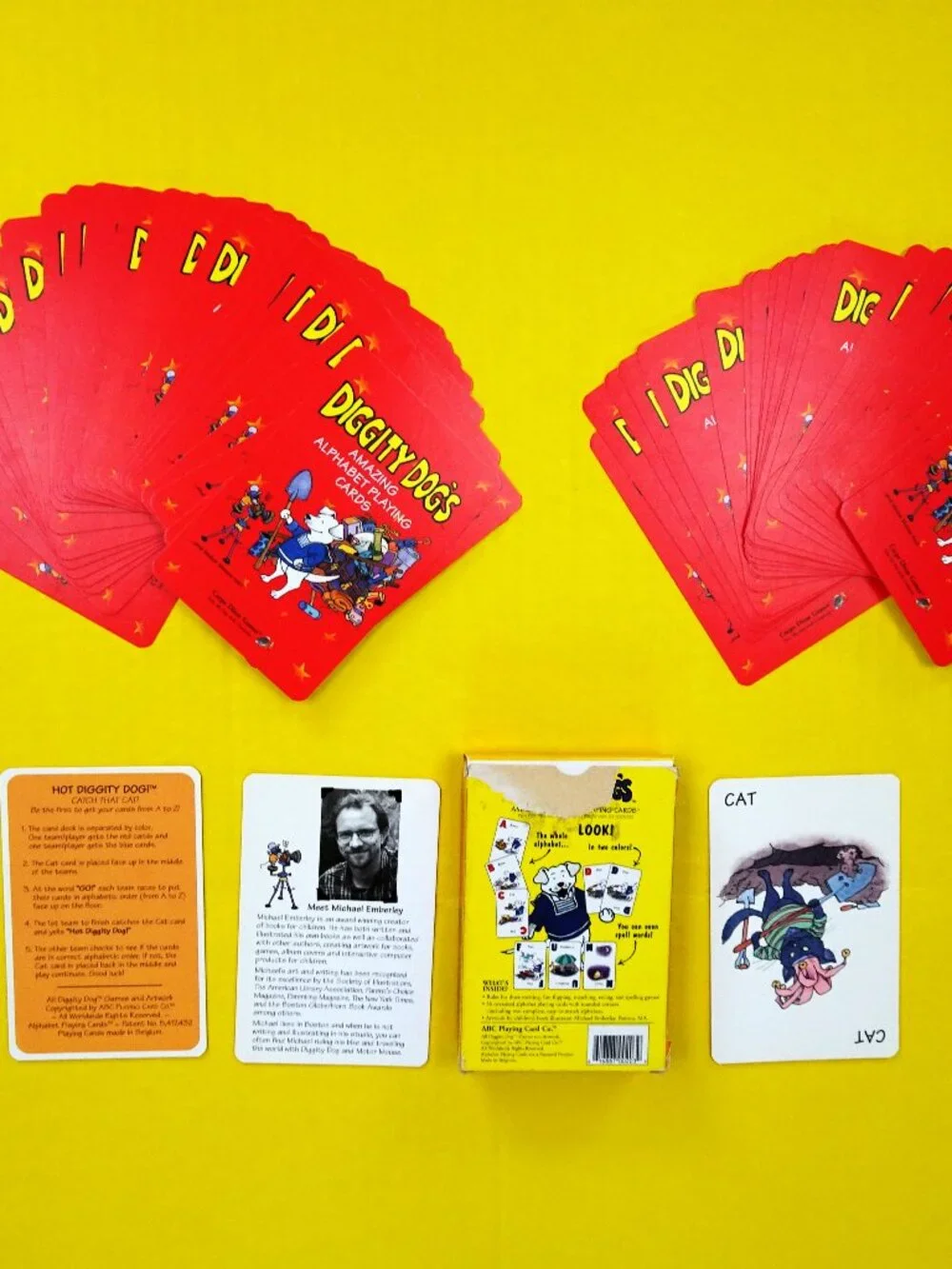 Diggity Dogs Amazing Alphabet Playing Cards All Ages Illustrated Belgium 3 Games